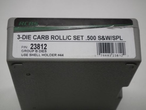 RCBS 3 DIE ROLL C SET 500 S&W