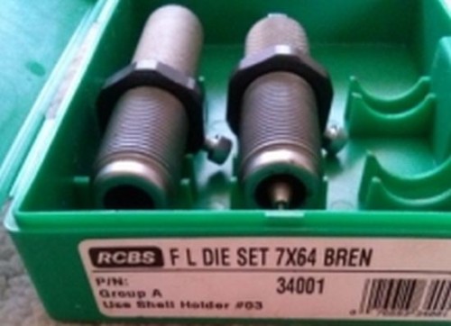 RCBS FULL LENGTH DIE 7X64 BRENNEKE