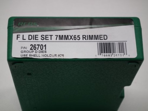 RCBS F L DIE 7 X 65 RIMMED
