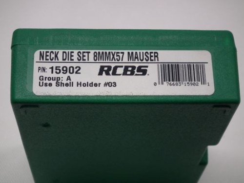 RCBS NECK DIE SET 8X57M