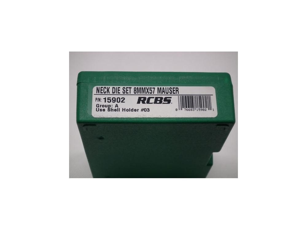 RCBS NECK DIE SET 8X57M