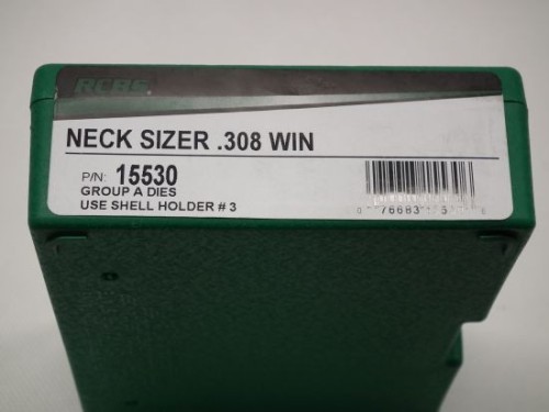 RCBS NECK SIZER DIE 308 WIN