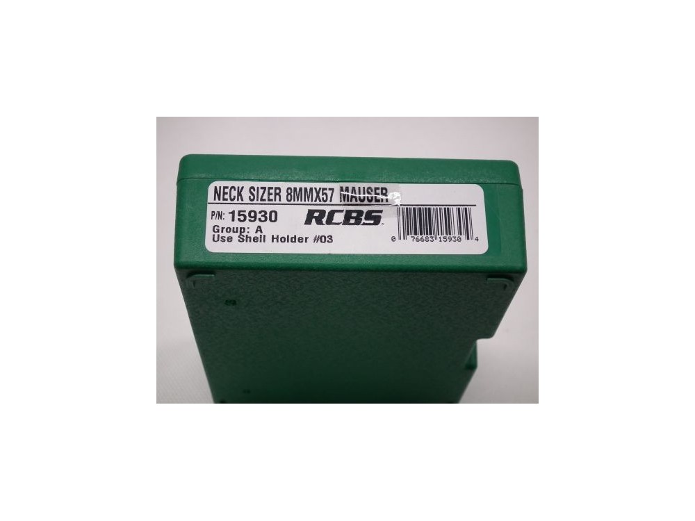 RCBS NECK SIZER DIE 8X57 MAUSER