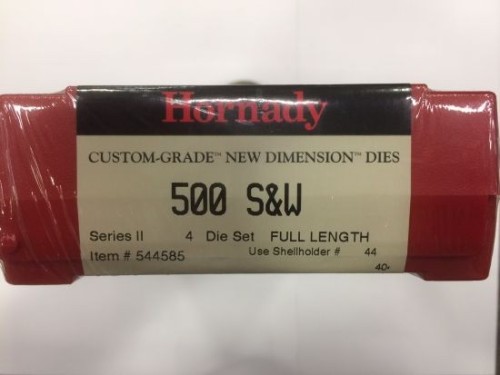 HORNADY 4 DIES SET 500 SW FL