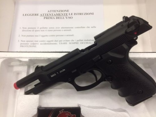 PALM SHOOT PISTOLA SOFTAIR CO2 L V