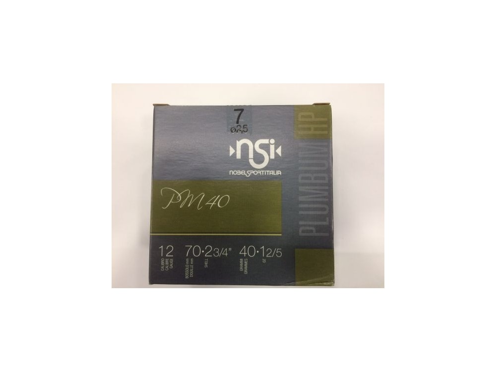 NOBEL SPORT CARTUCCE PM40 12 PB 7