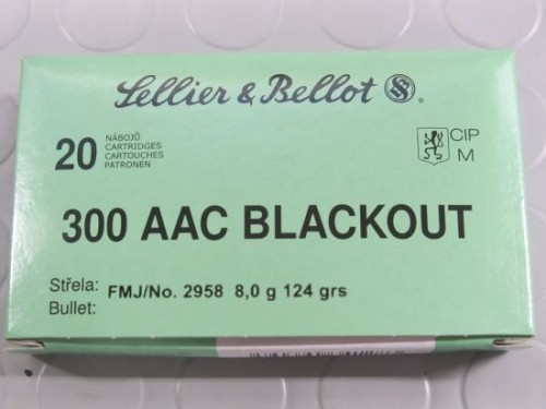 S&B CARICHE 300 AAC BLACKOUT 124GR