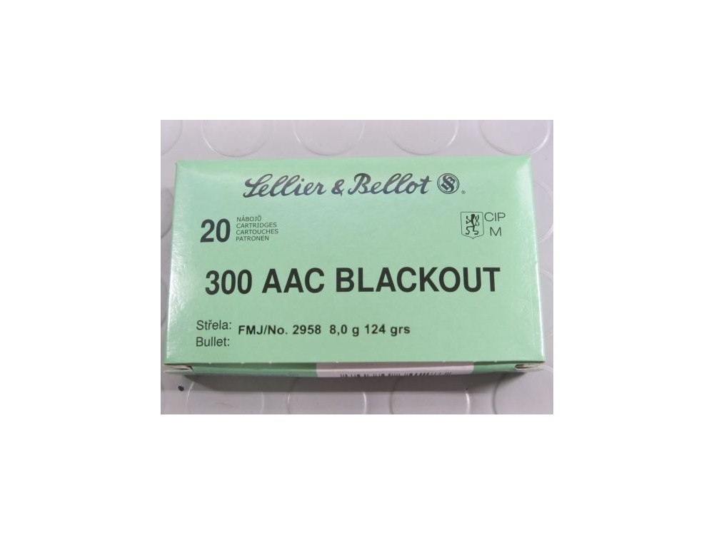 S&B CARICHE 300 AAC BLACKOUT 124GR