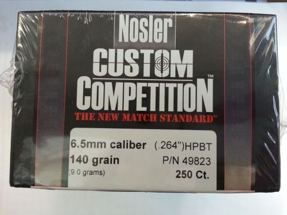 NOSLER C6,5 GR 140 HPBT 250 PZ