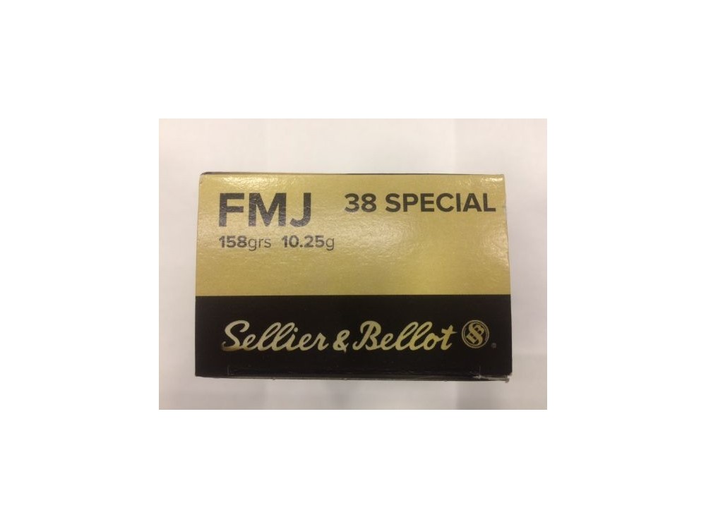 S&B CARICHE 38 SPL 158 GR FMJ