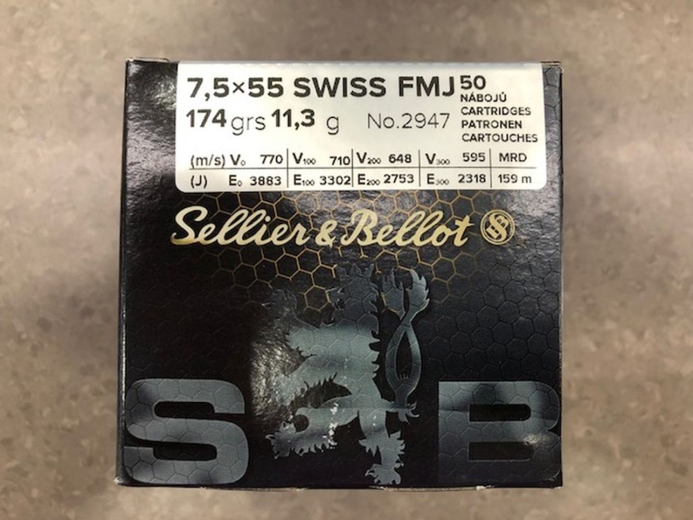 S&B CARICHE CAL 7,5X55 SWISS