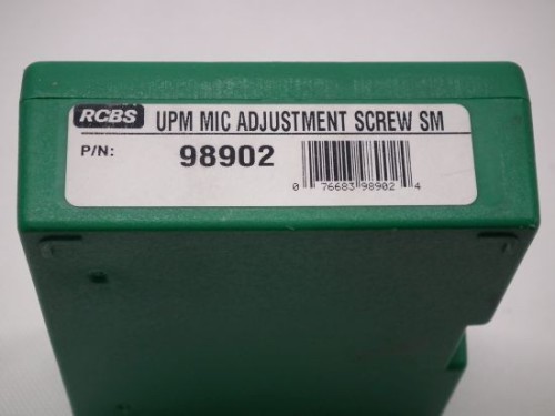 RCBS UPM MIC ADJUSTEMENT SCREW SM