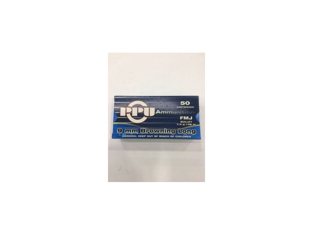 PRVI CARICHE 9 MM BR LONG FMJ 108