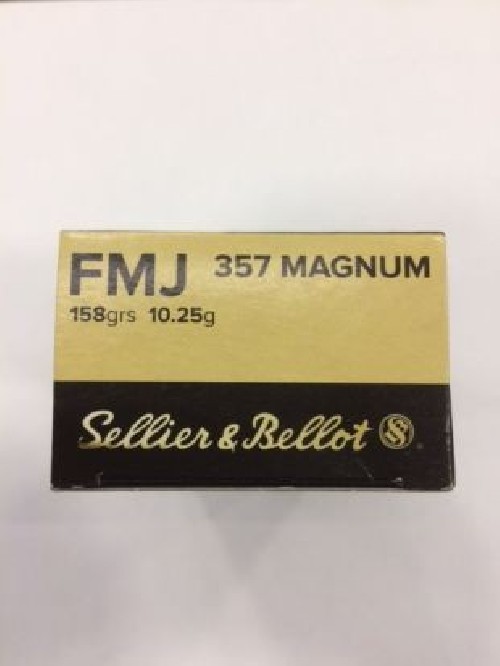 S&B CARICHE 357 MAG FMJ 158 QT 50