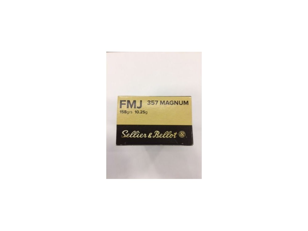 S&B CARICHE 357 MAG FMJ 158 QT 50