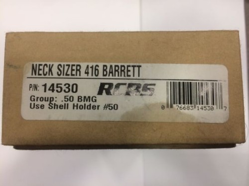 RCBS NECK SIZER DIE 416 BARRETT