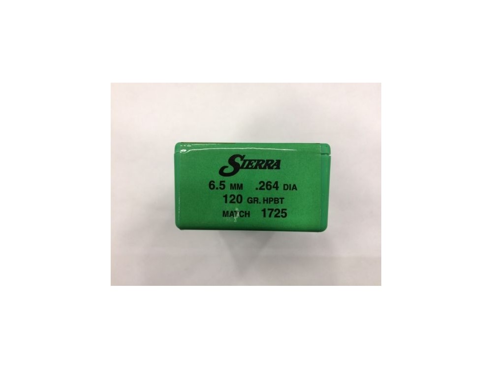 SIERRA PALLE CAL 6,5 MM 120 GR HPBT