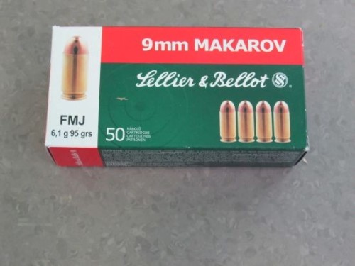 S&B CARICHE 9MM MAKAROV FMJ