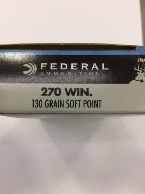 FEDERAL CARICHE 270 WIN 130 GR SP
