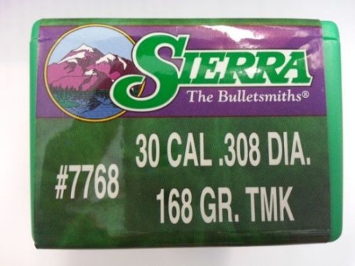 SIERRA PALLE CAL 30 168 GR TMK