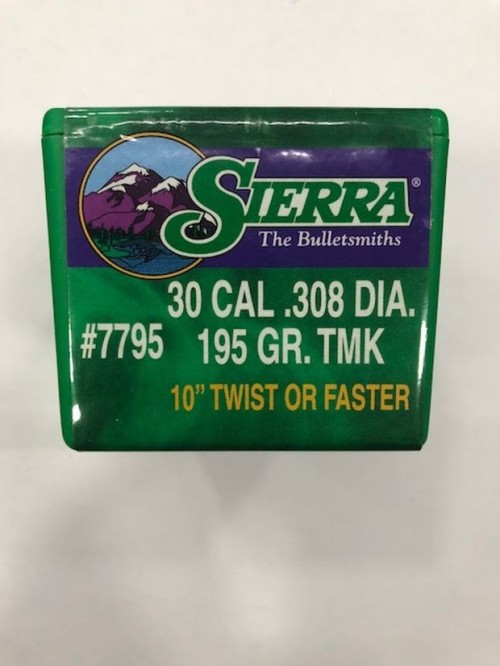 SIERRA PALLE CAL 30 195 GR TMK