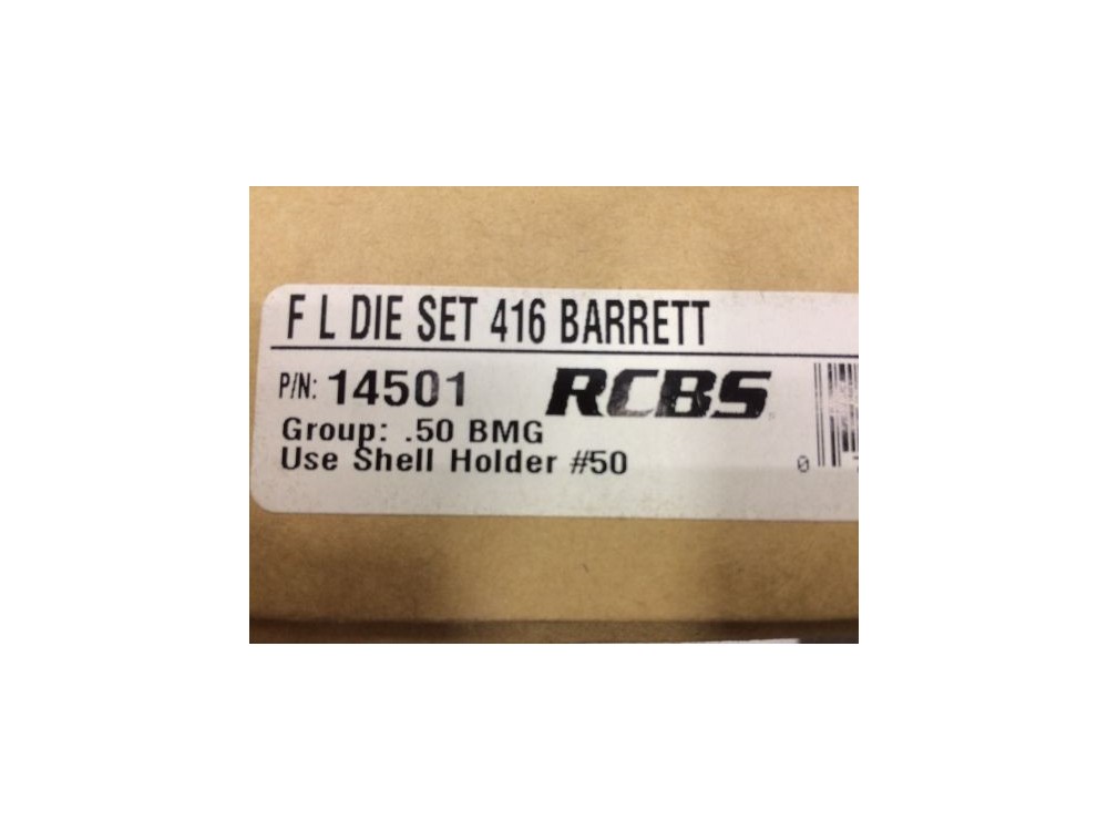 RCBS DIE SET F L 416 BARRETT