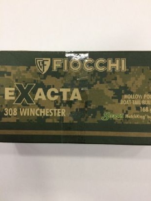 FIOCCHI CARICHE 308 WIN 168 GR