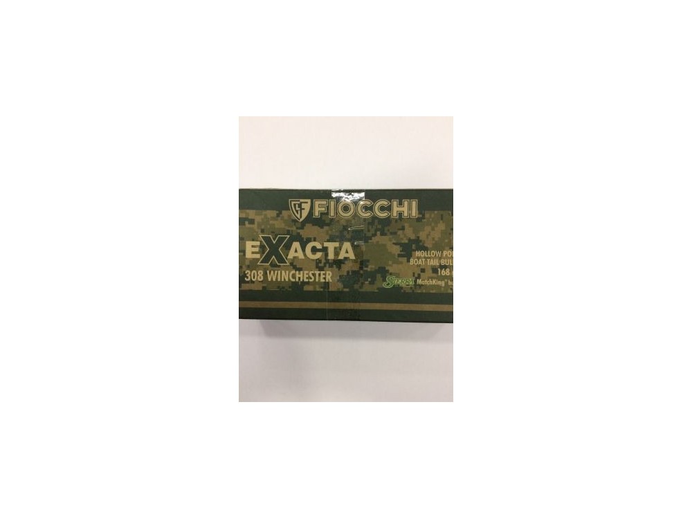 FIOCCHI CARICHE 308 WIN 168 GR