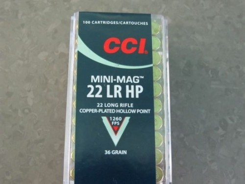 CCI CARICHE 22 LR MINI-MAG CP HP