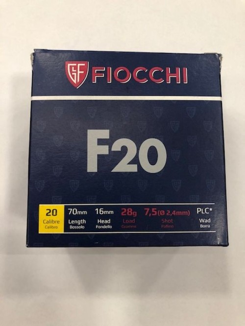 FIOCCHI CARTUCCE C20 TRAP 7 1/2