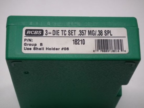 RCBS 3 DIE TCSTEEL SET 357 M/38 SPL