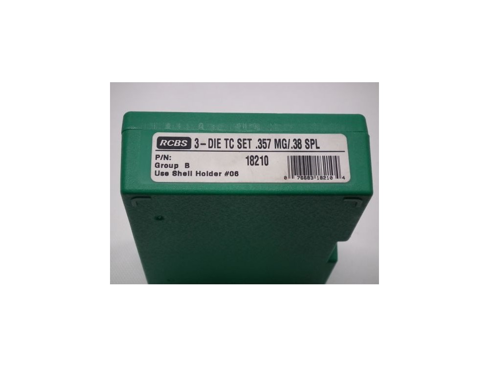 RCBS 3 DIE TCSTEEL SET 357 M/38 SPL
