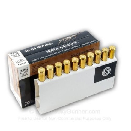 S&B CARICHE 30-06 XRG 180 GR