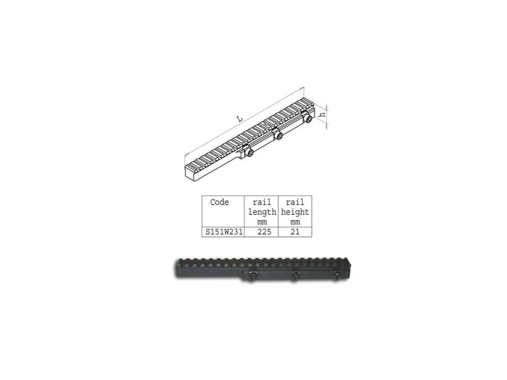 SAKO BASE TRG 22/42 PICATINNY