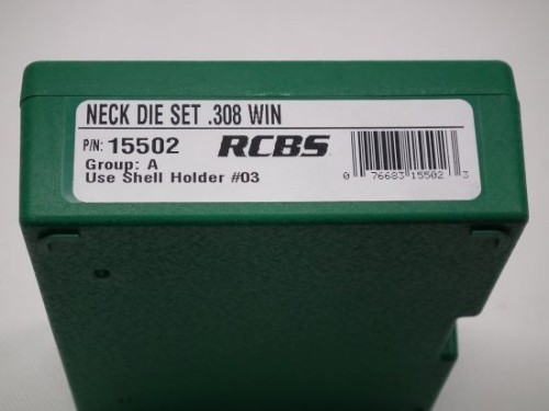 RCBS NECK DIE SET 308 WIN