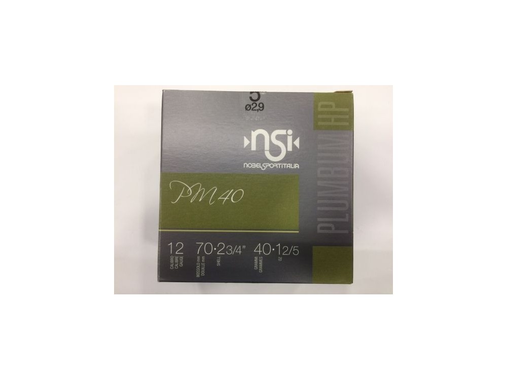 NOBEL SPORT CARTUCCE PM40 12 PB 5