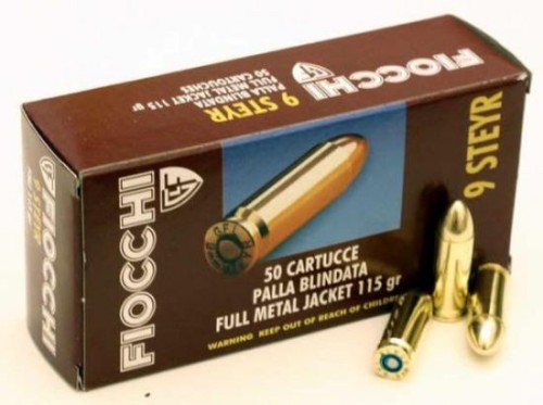 FIOCCHI CARICHE 9STEYR 115 GR