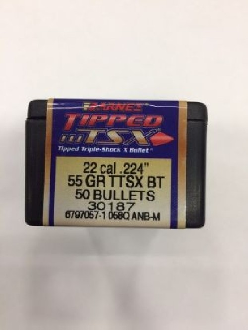 BARNES PALLE TTSX CAL 22 GR 55