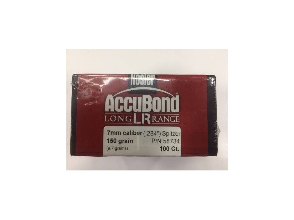 NOSLER PALLE 7MM LONG RANGE 150GR
