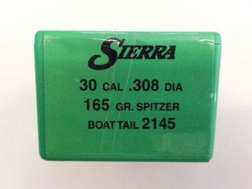 SIERRA PALLE CAL30 165 GR SPBT