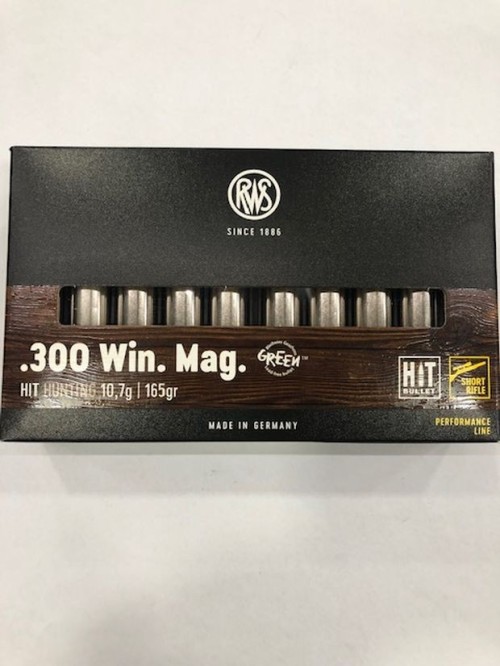 RWS CARICHE 300 WIN M 165 GR P L