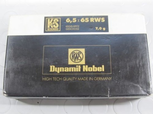 RWS CARICHE 6,5 X 55 GR 108 KS
