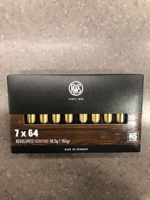 RWS CARICHE 7 X 64 GR 162 KS
