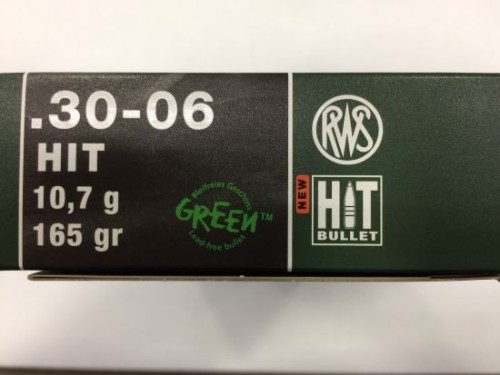 RWS CARICHE 30-06 165 GR HIT