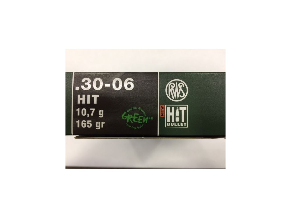 RWS CARICHE 30-06 165 GR HIT