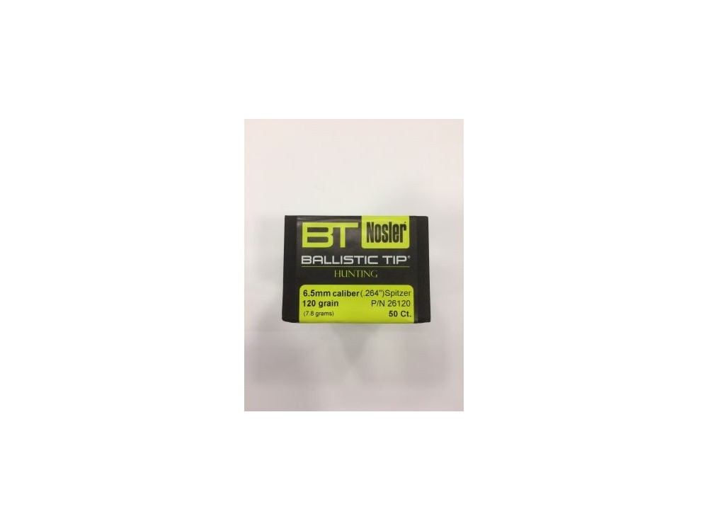 NOSLER B TIP PALLE C6,5 GR 120 QT50