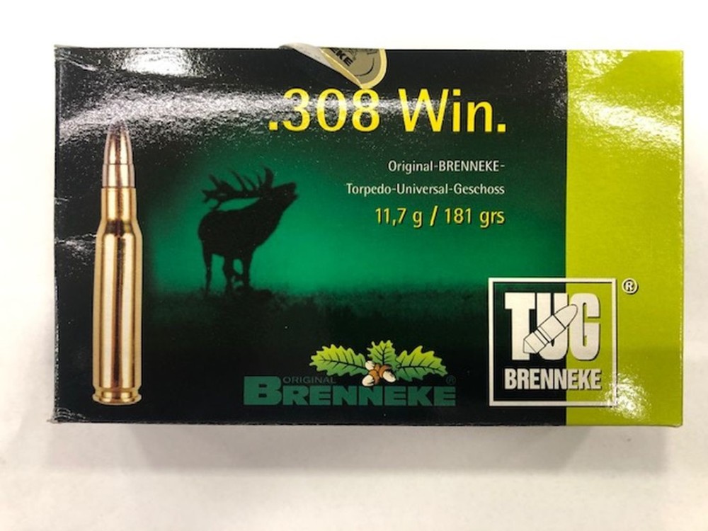 BRENNEKE CARICHE 308 WIN 181 GR TUG