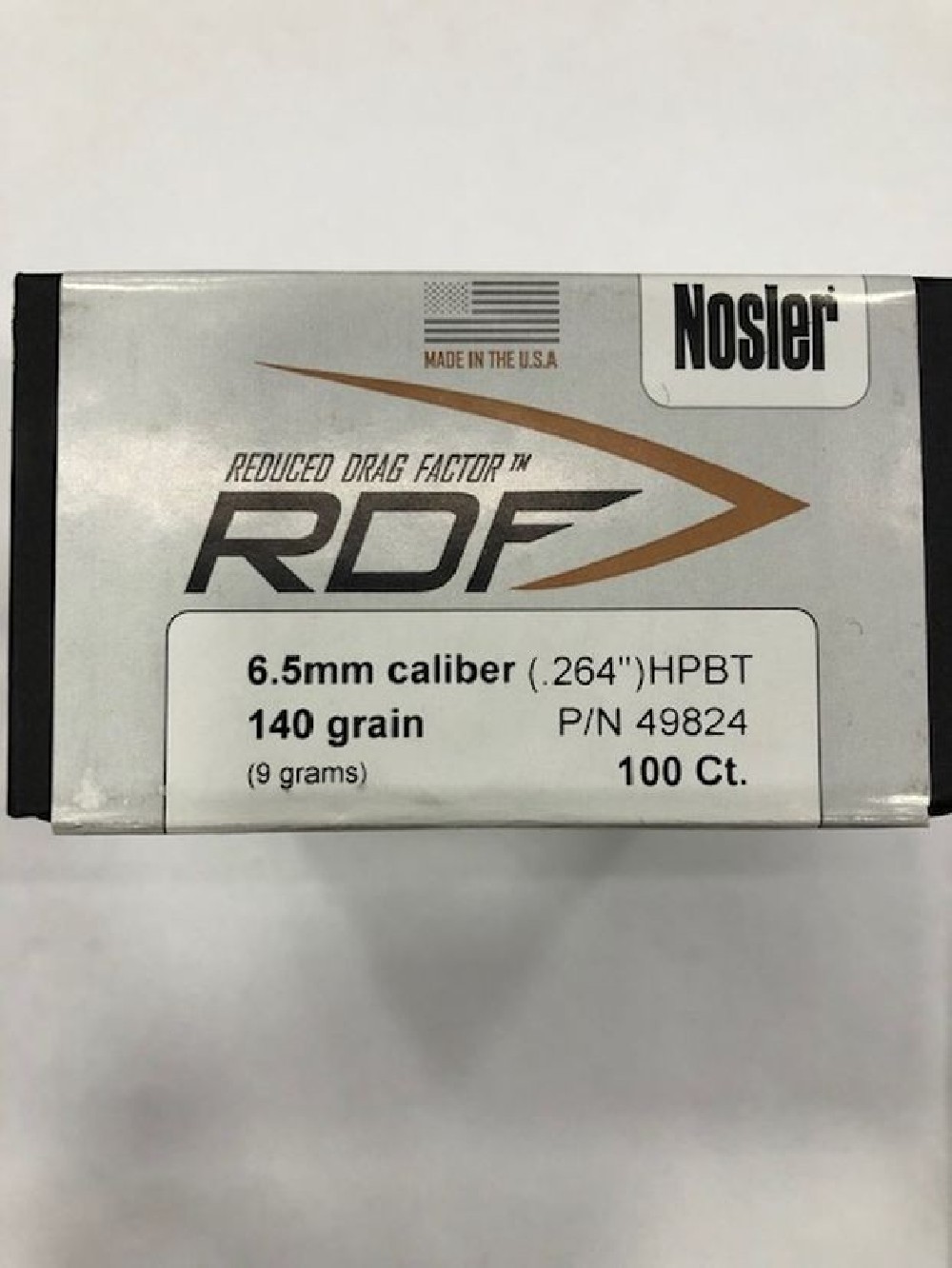 NOSLER RDF PALLE C 6,5 GR 140
