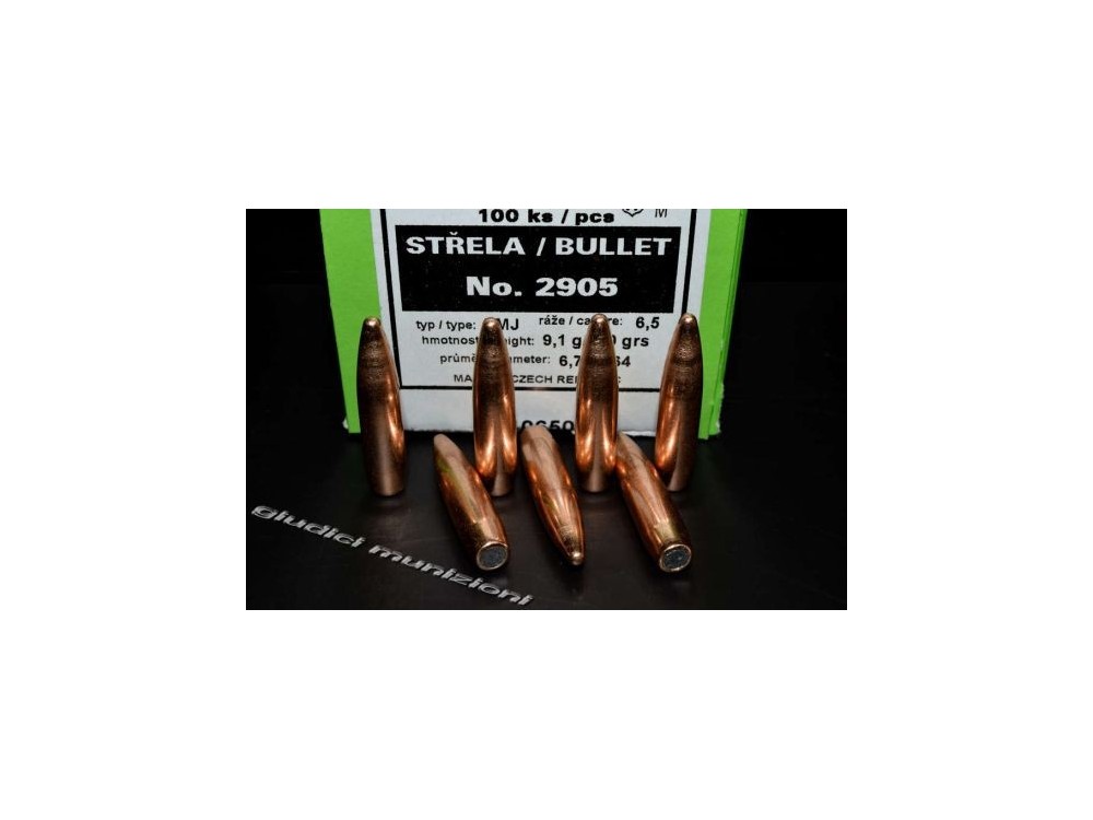 SELLIER &B PALLE 6,5 MM GR 140 FMJ