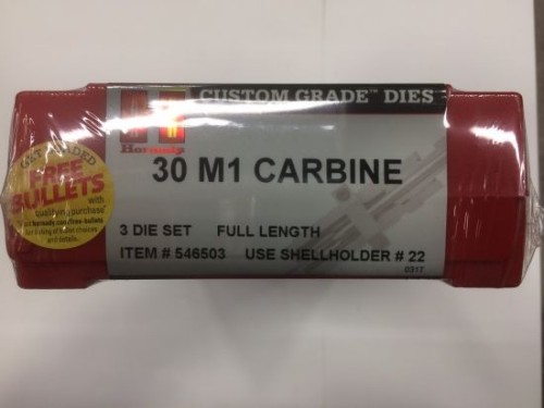 HORNADY 3 DIES SET 30M1 CARBINE